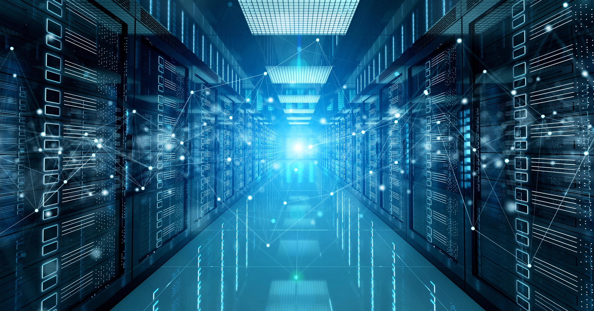Data center servers with power node graphics