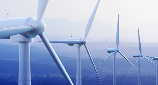 wind turbines